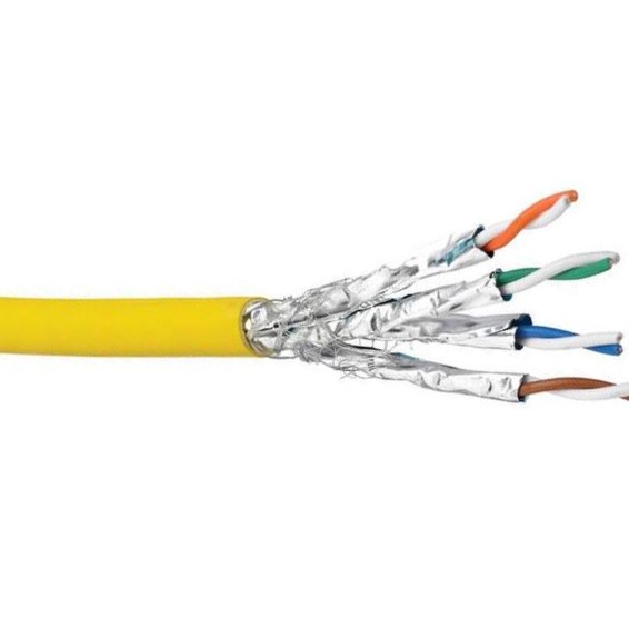 Cable de red datos CAT7 FTP rígido libre de halógenos